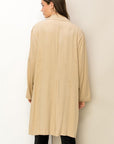 Adora Right Round Button Front Oversized Coat - My Pampered Life Seattle