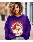 Christmas Vibes Unisex Fleece Graphic Sweatshirt