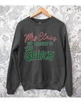 Mrs. Claus but Married to the Grinch Sweatshirt