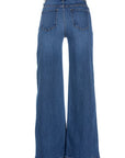 O2 Denim Western Wide Leg Jeans