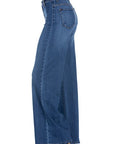 O2 Denim Western Wide Leg Jeans