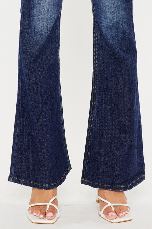 Kan Can USA Mid Rise Flare Jeans