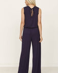 Plus Solid Draw String Pocket Jumpsuit