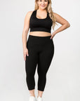 Buttery Soft Capri Activewear  Leggings