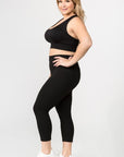 Buttery Soft Capri Activewear  Leggings