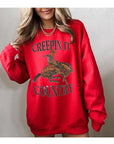 Creepin It Country Unisex Fleece Sweatshirt