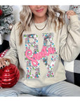 Santa Baby Unisex Fleece Graphic Sweatshirt