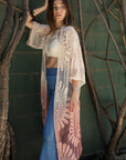 Ombre Bohemian Lace Kimono