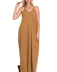 Zenana V-Neck Cami Dress in Multiple Colors