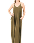 Zenana V-Neck Cami Dress in Multiple Colors - My Pampered Life Seattle