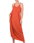 Zenana V-Neck Cami Dress in Multiple Colors