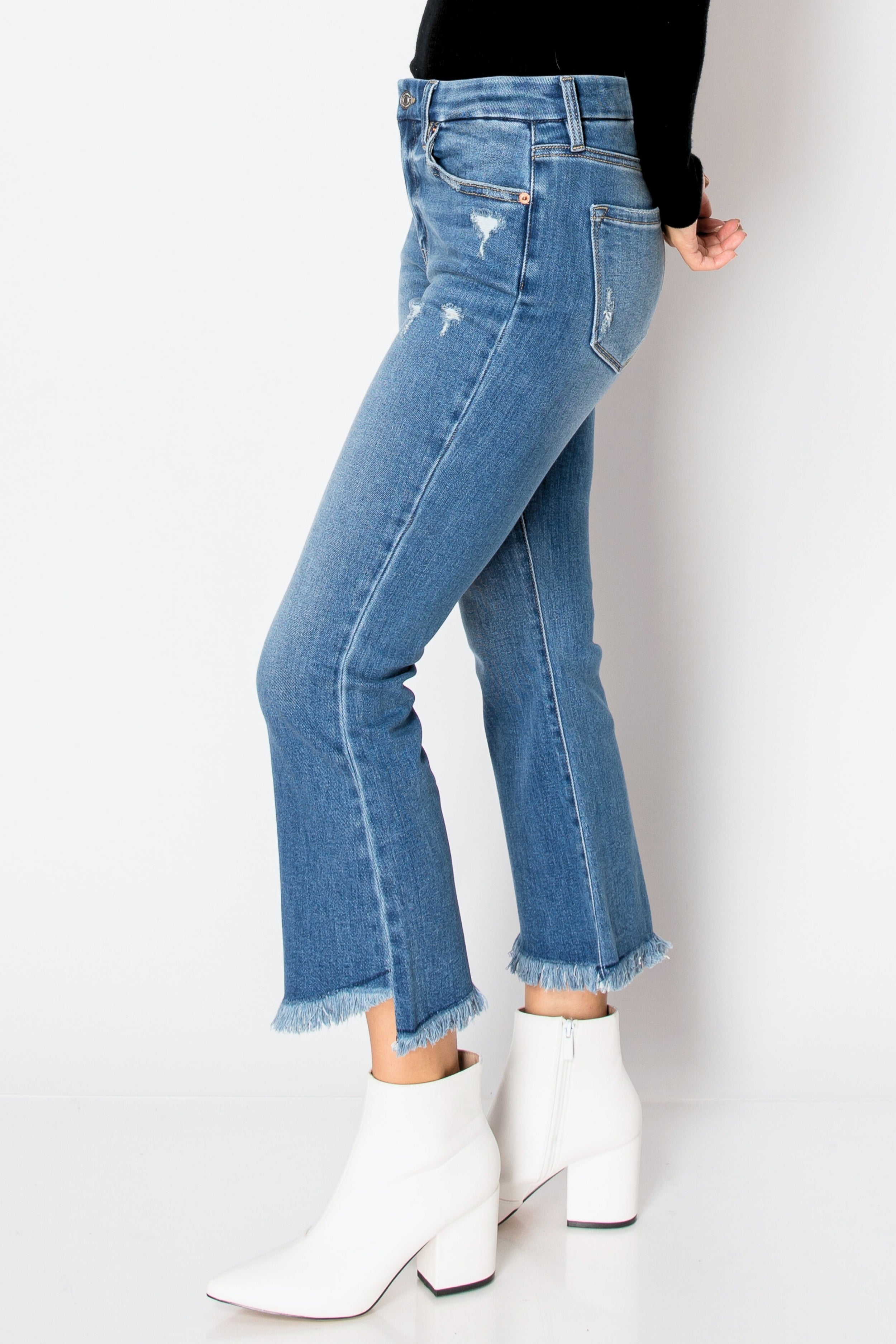 Artemis Vintage ECO Friendly Corset High Rise Crop Flare