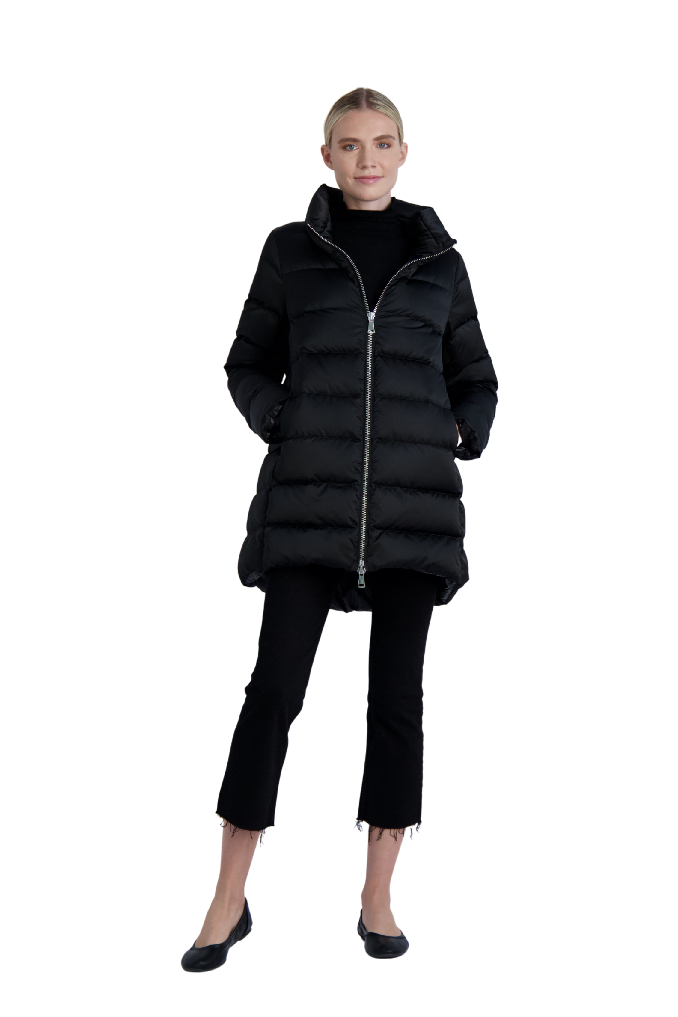 Cotes of London |The Dorchester Down Coat with Chunky Zipper