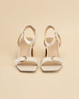 TREATY-S Buckle Sandal Heel