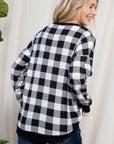 Cozy Buffalo Check Top - Online Only