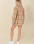 Lilou Plaid Shacket with Pockets