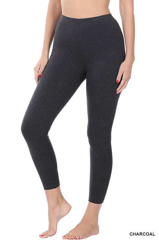 Buy Leggings for Woman Cotton Lycra Ankle Length Leggings with Side  Pockets, Plus 10 Colors, Sizes:- M,L,XL,2XL,3XL Black Grey Online at  desertcartINDIA