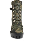 Palmetto Camouflage Ankle Boots