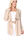 Draped Stylish Cape Sweater Cardigan