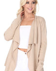 Draped Stylish Cape Sweater Cardigan