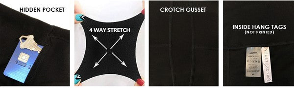 Yelete Buttery Soft Capri Activewear Leggings