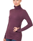 Zenana Premium Microfiber Mock Neck Top - Online Only