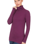 Zenana Premium Microfiber Mock Neck Top - Online Only