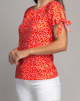 Tie Trim Blouse - My Pampered Life Seattle