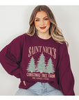 Saint Nicks Christmas Tree Farm Unisex Fleece Sweatshirt