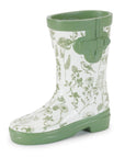 Floral Print Rain Boot Vase 7"H