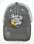 Just A Small Town Girl Iowa Embroidered Trucker