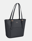 David Jones PU Leather Tote Bag