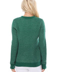 Deer Jacquard Christmas Pullover Sweater