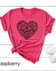 Valentine Words Graphic Tee