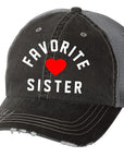 Favorite Sister Embroidered Hat