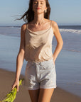 POL Feels Like a Rose Petal Cami Top - Online Only