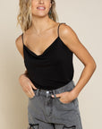 POL Feels Like a Rose Petal Cami Top - Online Only