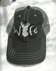 Deer Wife Embroidered Trendy Hat