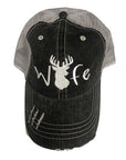 Deer Wife Embroidered Hat