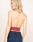 O2 Denim Monroe Halter Top