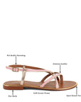 Pheboe Strappy Flat Sandals