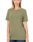 Zenana Short Sleeve Round Neck Tee