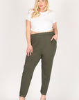 Plus Size High Waist Loose fit pants