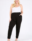 Plus Size High Waist Loose fit pants