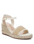 Lucas Raffia Wedge Heel Espadrilles