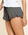 POL Light Weight Ruffle Trim Shorts