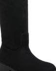 Chiru Round Toe Microfiber Calf Boots