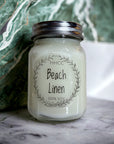 Harmony Hill Soy Candles | Beach Linen