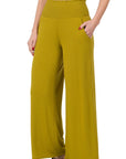 Zenana Smocked Waistband Lounge Pant - My Pampered Life Seattle