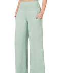 Zenana Smocked Waistband Lounge Pant - My Pampered Life Seattle